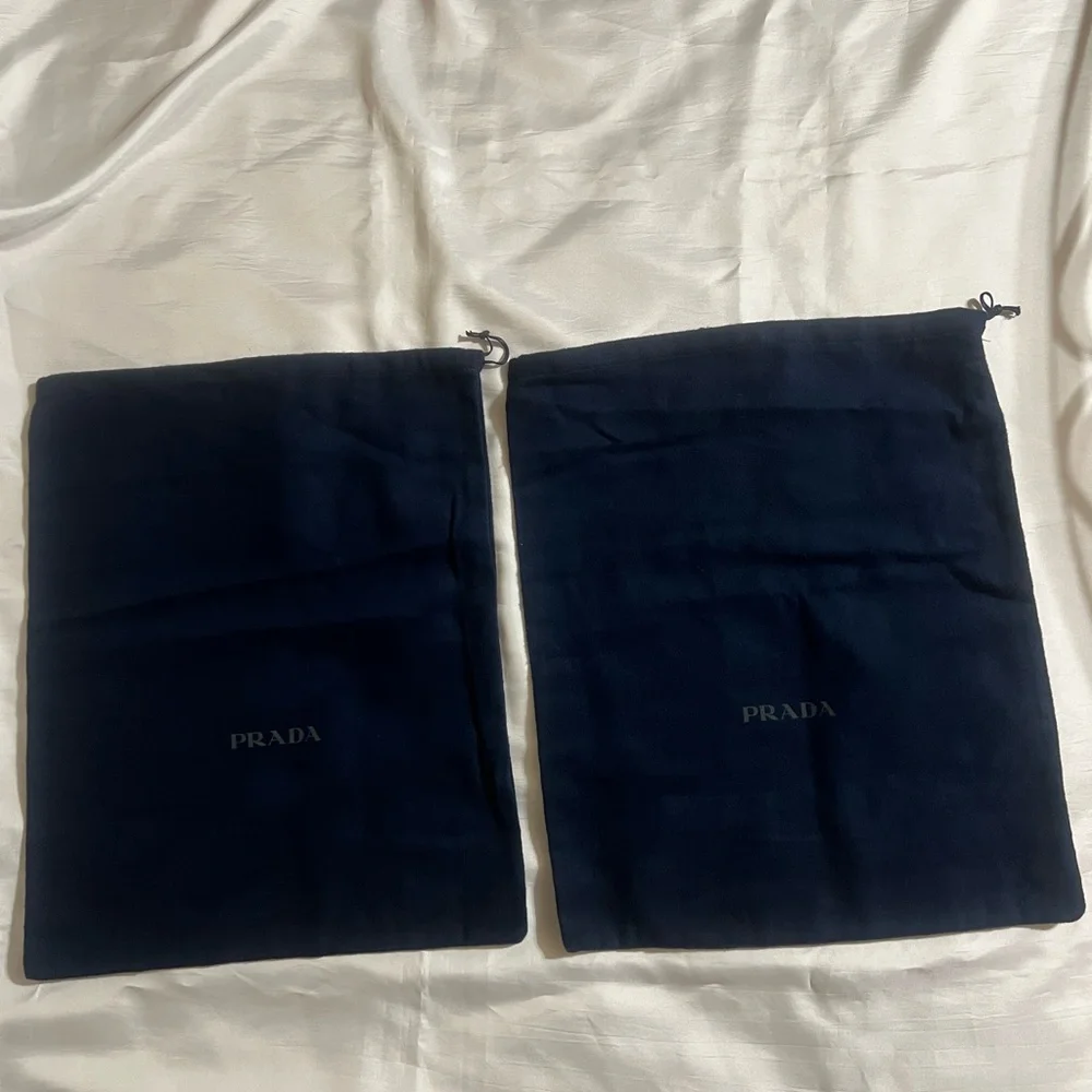 Prada Shoes Dust Bags 2 Pcs Set
